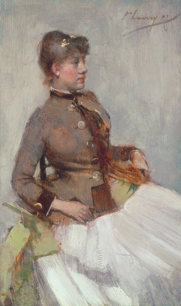 Ritratto di una donna seduta, 1887